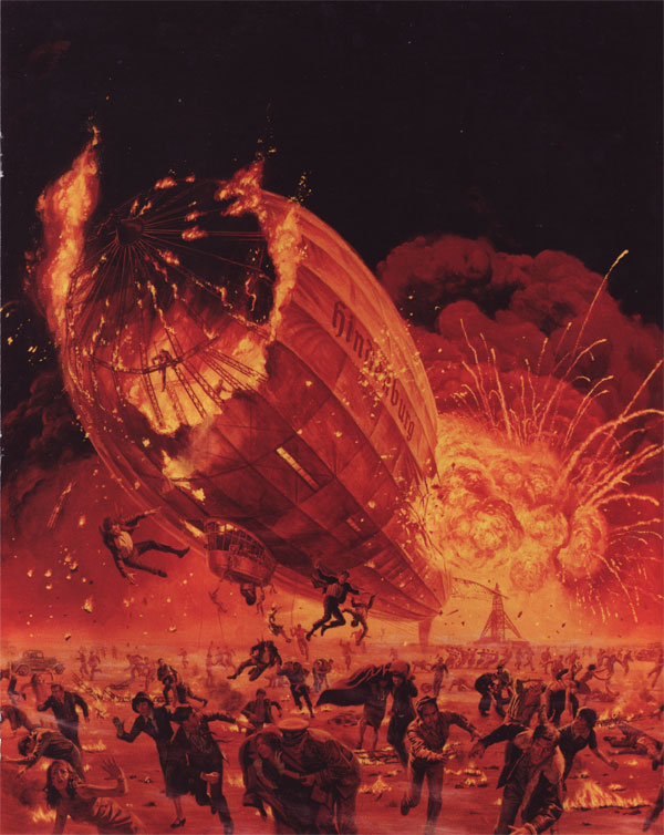 The Hindenburg by Mort Künstler