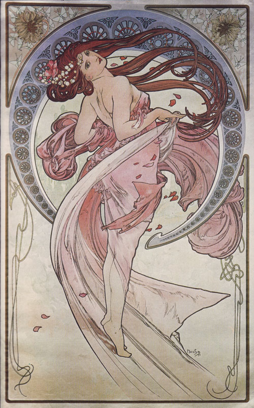 Dance by Alphonse Mucha